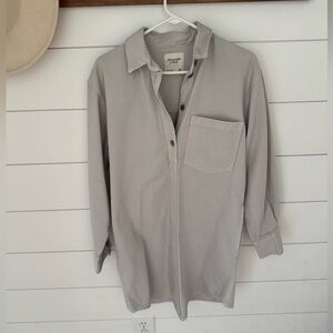 Abercrombie & Fitch Tall Grey Denim Dress